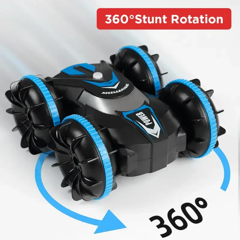 Remote Control Car, Racing Stunt Car with Waterproof, Toys for Kids Boy Ages 8-12, Gifts for Boys - 4