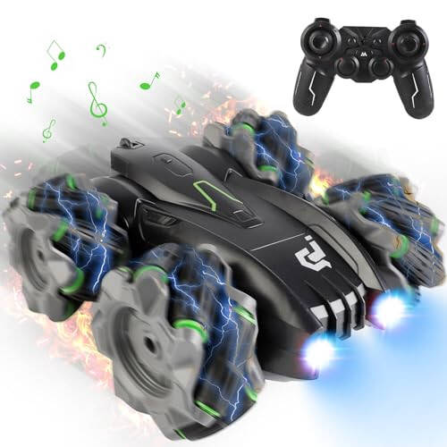 Remote Control Car - Rc Car, Toys for Kids Age 6-12 - Best Birthday Gifts, 2.4Ghz RC Cars, 4WD Transform Off Road for Rotating Rechargeable Rc Remote Cars, for Adults, Boys, Girls - 1