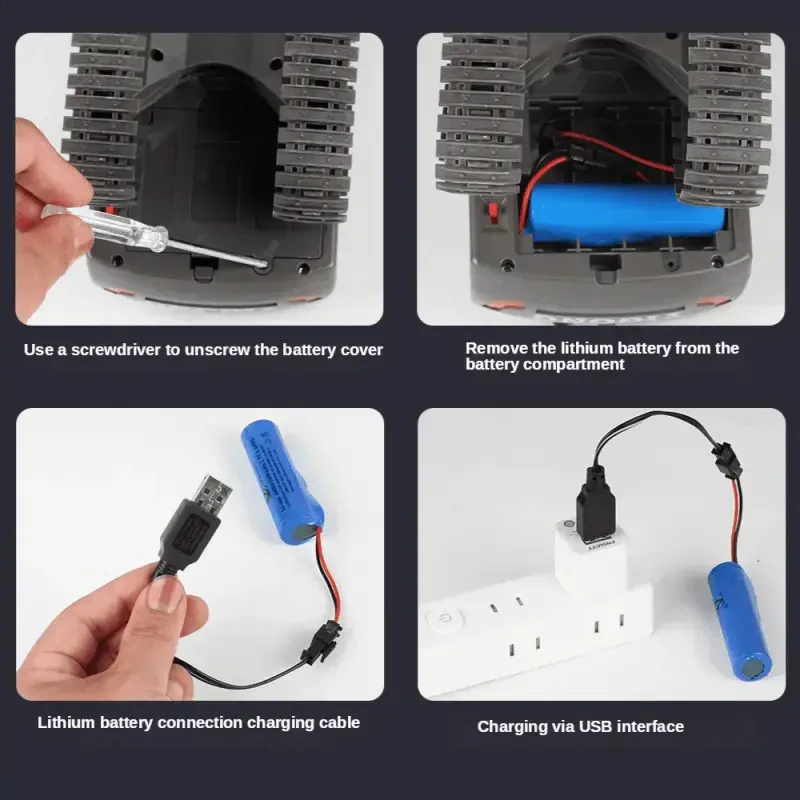 Remote Control Excavator, 11 Channel RC Construction Vehicle Toys, Rechargeable RC Engineering Car Gifts for Kids - 6