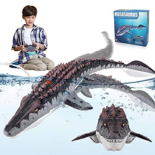 Remote Control Mosasaur Toy - 1