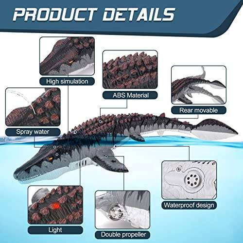 Remote Control Mosasaur Toy - 3