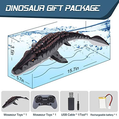 Remote Control Mosasaur Toy - 5