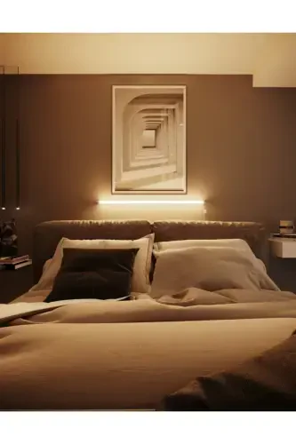 Remote Control Rgb Full Color Lampshade Wall Lamp Night Light with Remote - Rgb Model 150 Cm - 4