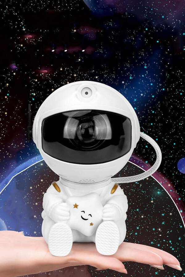 Remote Controlled Astronaut Night Light Starry Kids Room Projection Baby And Child Lighting - 1