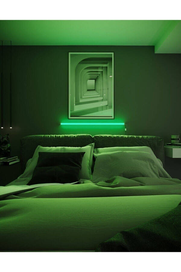 Remote Controlled Led Table Lamp Night Light Rgb 256 Colors High Light System - 12