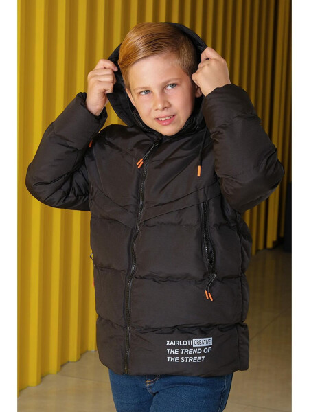 Removable Hooded Boys' Puffer Jacket - 7