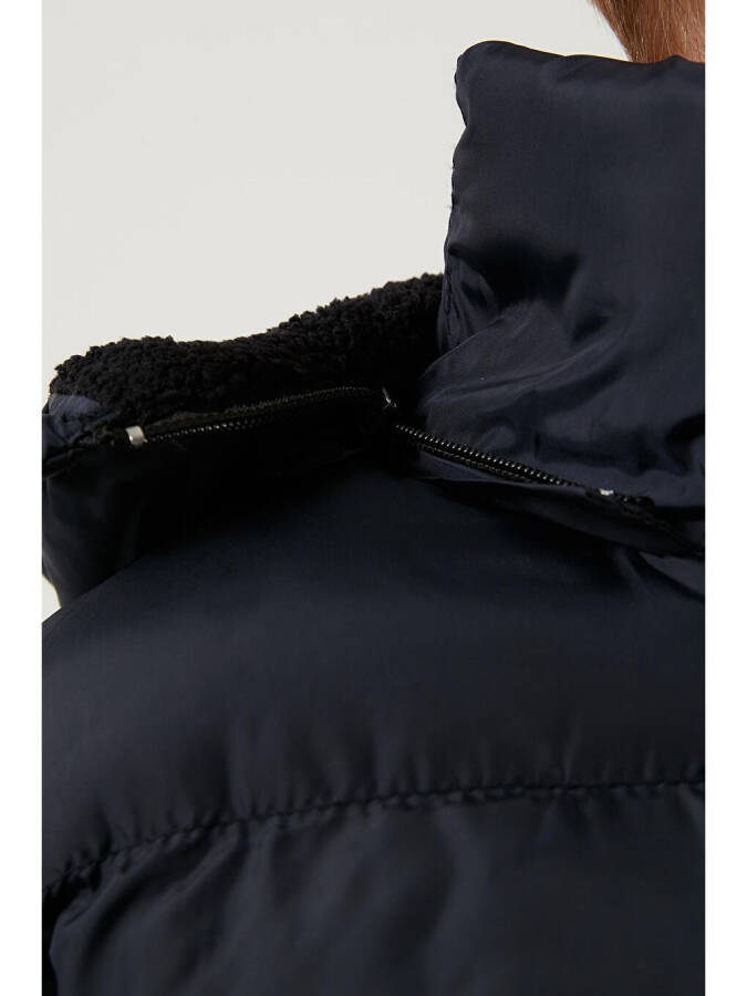 Removable Hooded Puffer Jacket with Plush Lining 57611967 - 9