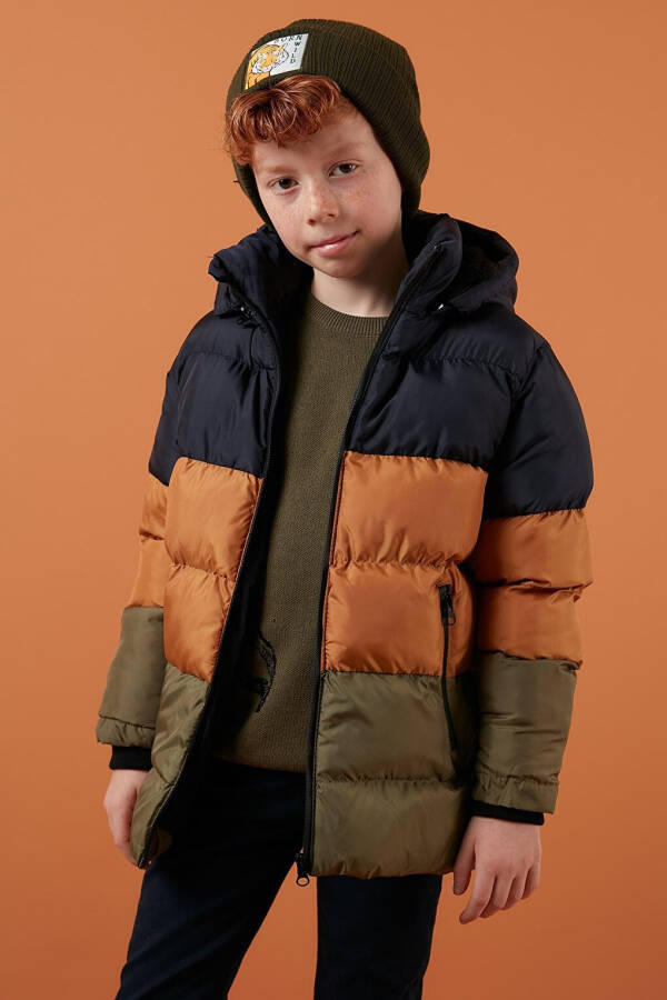 Removable Hooded Puffer Jacket with Plush Lining 57611967 - 11