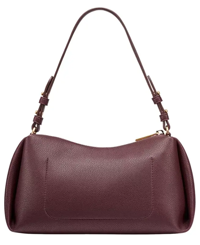 Remy Medium Zip-Top Shoulder Handbag - Sangria - 2