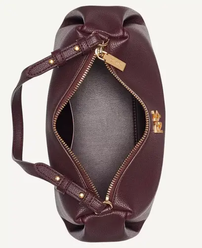 Remy Medium Zip-Top Shoulder Handbag - Sangria - 4