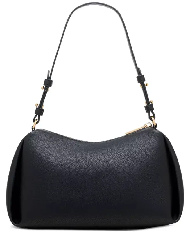 Remy Medium Zip-Top Shoulder Handbag - Black - 2