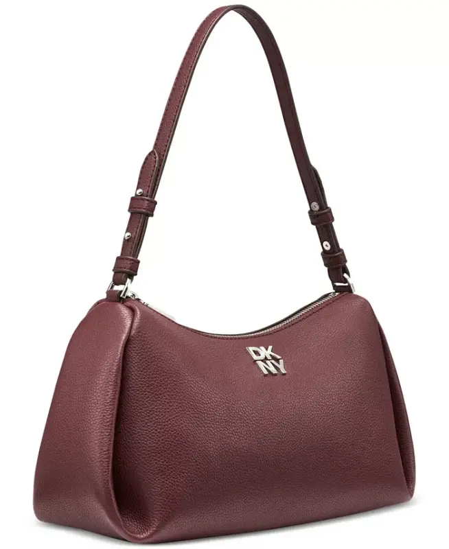 Remy Top Zip Shoulder Bag - Aged Wine - 3