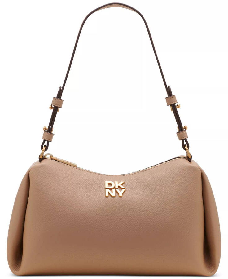 Remy Top Zip Shoulder Bag Cappuccino - 1