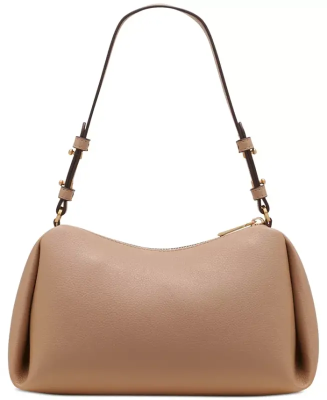 Remy Top Zip Shoulder Bag - Cappucino - 2