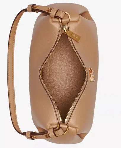 Remy Top Zip Shoulder Bag - Cappucino - 4