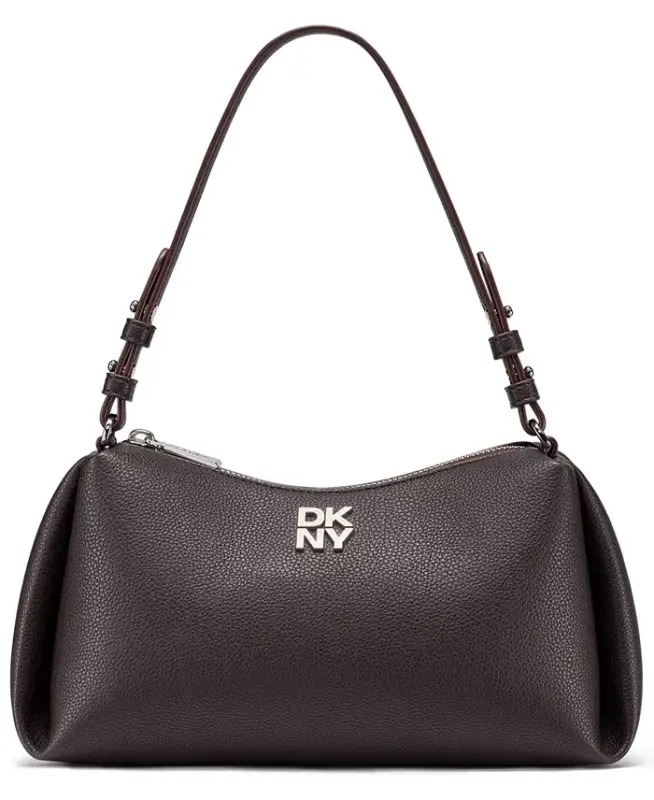 Remy Top Zip Shoulder Bag - Coffee Bean - 1