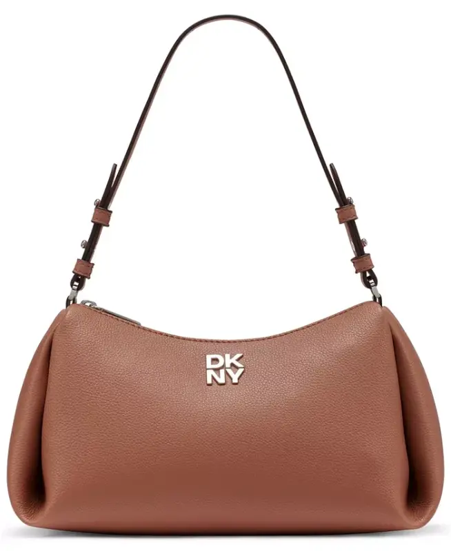 Remy Top Zip Shoulder Bag - Hot Cocoa - DKNY