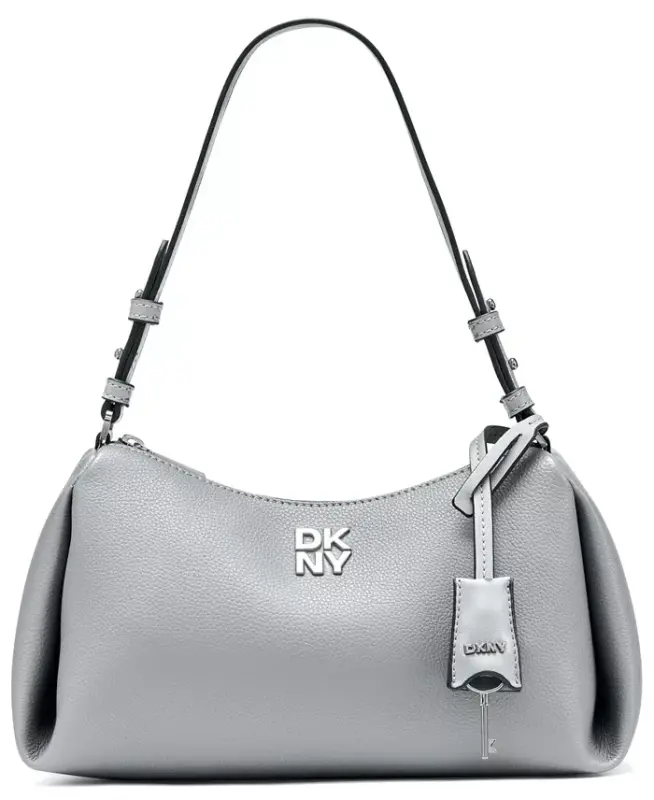 Remy Top Zip Shoulder Bag - Misty Blue - DKNY