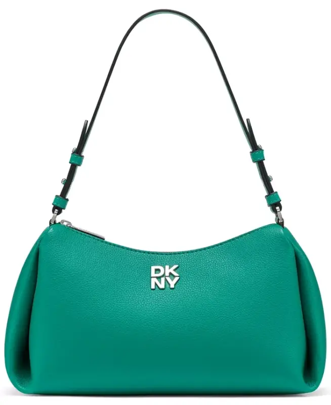 Remy Top Zip Shoulder Bag - Park Green - 1