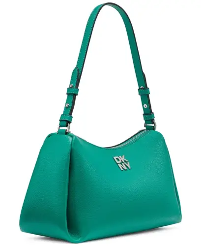Remy Top Zip Shoulder Bag - Park Green - 3