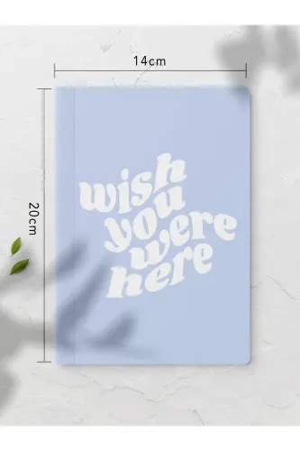 Rengarenk Çizgisiz Defter Seti - 4 Adet - 14cm*20cm - 64 Sayfa-Pastel - 4