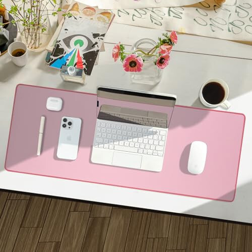 Reniteco Su Geçirmez Büyük Oyun Mouse Pad'i, Dayanıklı Dikişli Kenarlar, Kaymaz Kauçuk Taban, Pürüzsüz Yüzeyli Mouse Mat Masa Pedi, Ev Ofis Oyunları İçin, 31.5