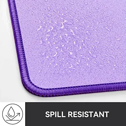 Reniteco Waterproof Large Gaming Mouse Pad with Durable Stitched Edges, Non-Slip Rubber Base, Smooth Surface Mouse Mat Desk Pad for Home Office Gaming, 31.5