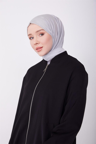 Armine Astarı Renkli Bomber Ceket 23K5403 Siyah - 5