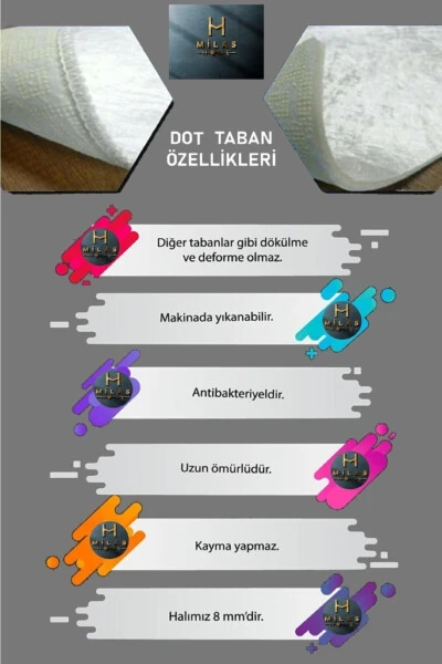 Renkli Kelebek Ve Taş Desenli Halı Takımı (60X100/40X60) - Cp26 - 3