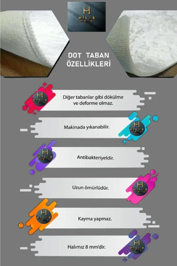 Renkli Kelebek Ve Taş Desenli Halı Takımı (60X100/40X60) - Cp26 - 3