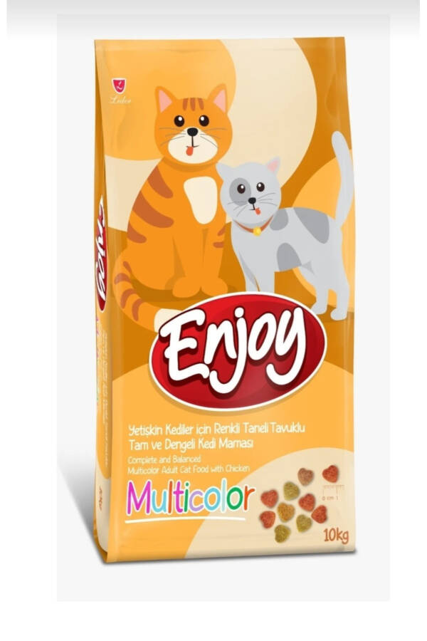 Renkli Taneli Tavuklu Yetişkin Kedi Maması 10 Kg - 5