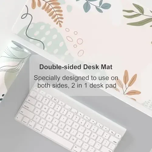 Colorful Star Minimalist Large Mouse Pad, Abstract Botanical Waterproof Desk Mat, Boho Computer Gaming Mouse Pad, XL Full Desk Mousepad Non Slip Writing Pad for School Office Home 31.5