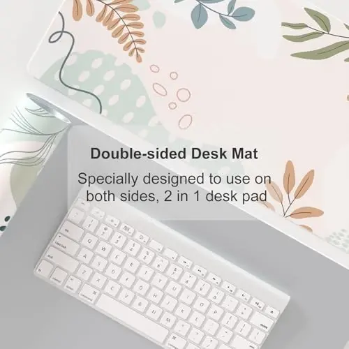 Colorful Star Minimalist Large Mouse Pad, Abstract Botanical Waterproof Desk Mat, Boho Computer Gaming Mouse Pad, XL Full Desk Mousepad Non Slip Writing Pad for School Office Home 31.5