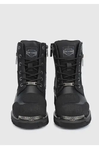 Renshaw Siyah Yağlı Deri Erkek Asker Botu CMM0600AW21-BLACK // YAĞLI DERİ - 3