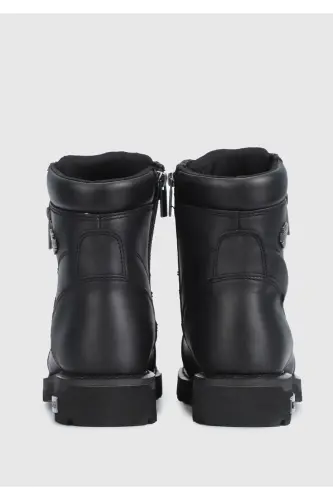 Renshaw Siyah Yağlı Deri Erkek Asker Botu CMM0600AW21-BLACK // YAĞLI DERİ - 4