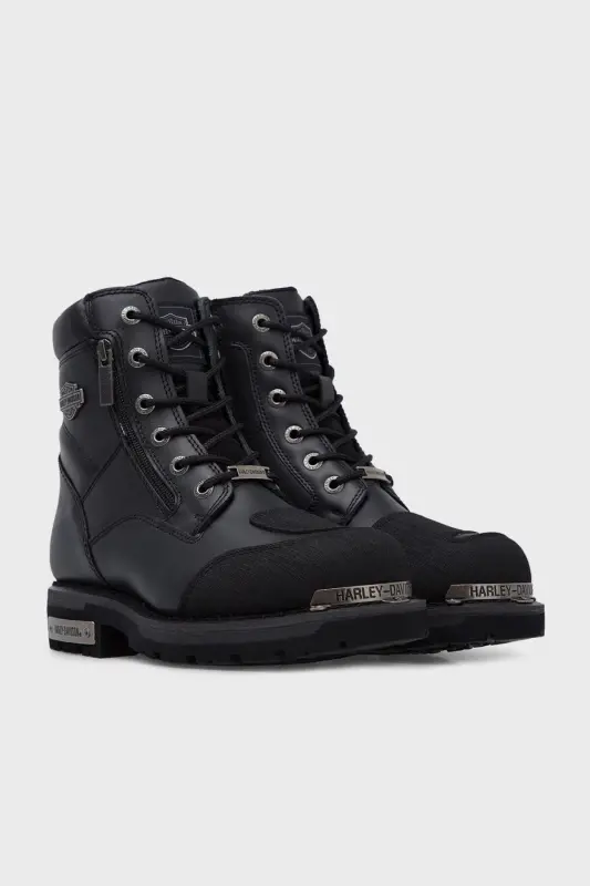 Renshaw Siyah Yağlı Deri Erkek Asker Botu CMM0600AW21 - BLACK // YAĞLI DERİ - 3