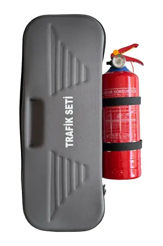 Repair Kit Grey Eva Traffic Set and 1 Kg Fire Extinguisher - 4