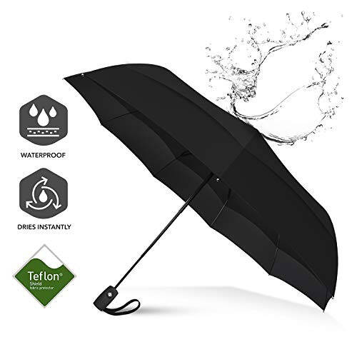 Repel Travel Umbrella: Windproof Travel Umbrella and Compact Mini - Perfect for Car, Golf, and On-the-Go. Small Travel Umbrella Compact Mini, Windproof and Strong - 6