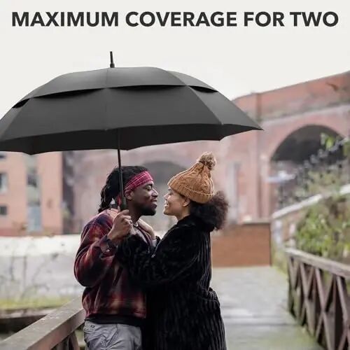 Repel Windproof Travel Umbrella - Compact & Withstands Winds up to 100MPH, Strongest Premium Auto Folding Umbrella for Rain and Sun - Durable, Light & Portable for Women & Men, Fits Backpack & Cars - 4
