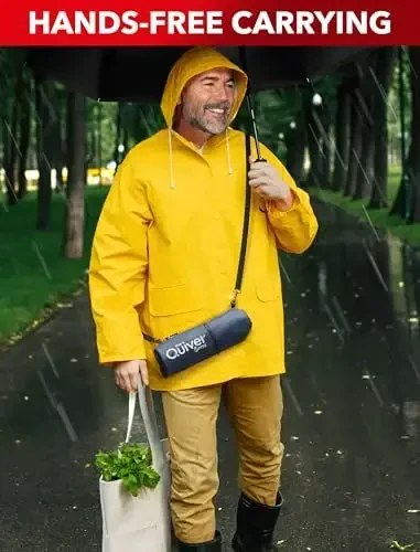 REPEL Windproof Travel Umbrella - Compact & Withstands Winds up to 85MPH , Strongest Premium Auto Folding Umbrella for Rain and Sun - Durable, Light & Portable for Women & Men , Fits Backpack & Cars - 5