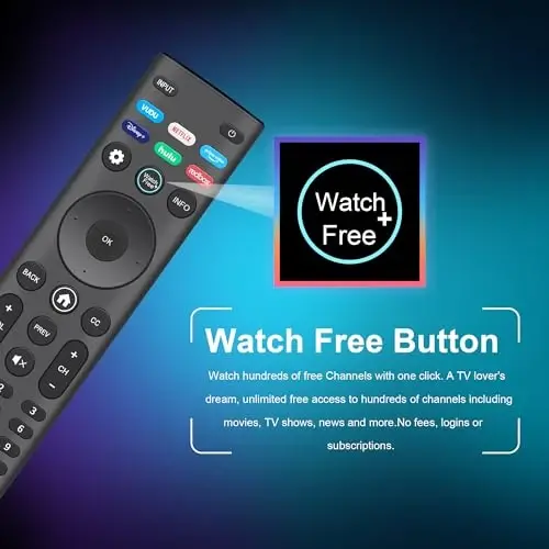 Replacement 2 Pack Remote Control for VIZIO Smart TVs XRT140 Universal Remote XRT136 for Vizio Smartcast D/E/M/P/PX/V/OLED-Series TV - 3