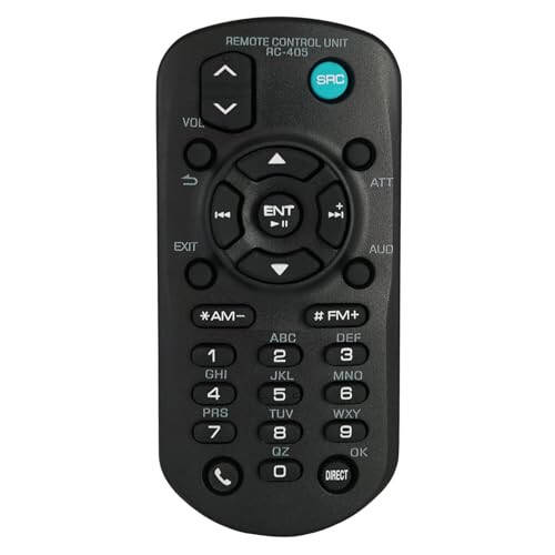 Replacement Remote Control compatible with Kenwood Car Audio Stereo Head Unit KDC-X696, KDC-X794, KDC-X796, KDC-X895, KDC-X896, KDC-X994, KDC-X995, KDC-X996, KIV-700, KIV-701, KIV-BT900, KIV-BT901 - 2