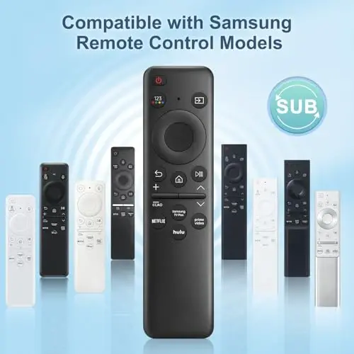 Replacement Remote Control for Samsung-Frame-TV-Remote,for Samsung Smart QHD Crystal UHD Neo QLED OLED 4K 8K Series Smart TVs,Without Voice Function - 3