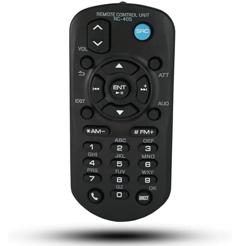Replacement Remote Control RC-405 Compatible for Kenwood Car Audio Stereo Head Unit DPX-308U, KDC-148, KDC-152, KDC-200U, KDC-202U, KDC-208U, KDC-248U, KDC-252U, KDC-348U, KDC-352U, - Kassionel