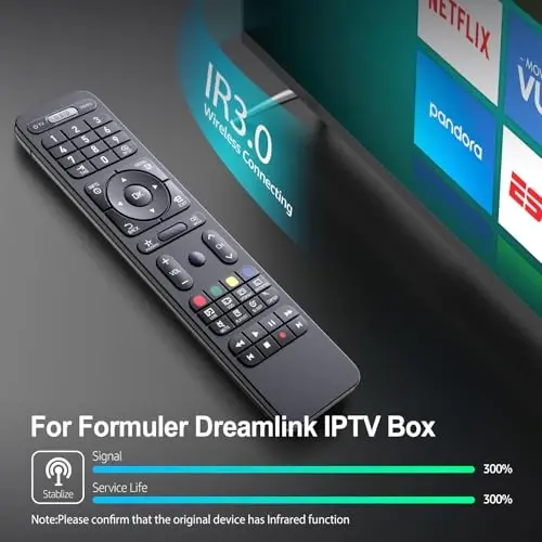 Replacement Remote for Formuler Z8, Z7+, Z7+5G, ZX, ZX 5G, Z Prime FOR0095 | Compatible with Z10 SE, Z Nano, Z Plus, Z+ Neo, T1, T1 Plus, T2+, T2 Prime, T3, Z Alpha Formuler Dreamlink IPTV Box - 3