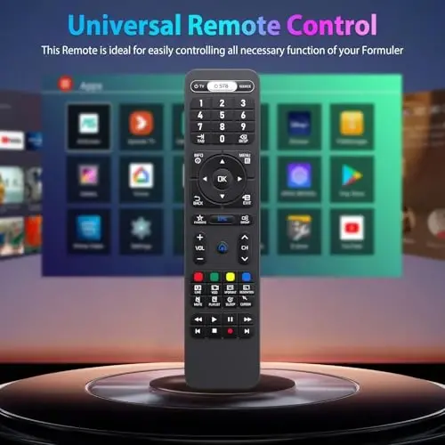 Replacement Remote for Formuler Z8, Z7+, Z7+5G, ZX, ZX 5G, Z Prime FOR0095 | Compatible with Z10 SE, Z Nano, Z Plus, Z+ Neo, T1, T1 Plus, T2+, T2 Prime, T3, Z Alpha Formuler Dreamlink IPTV Box - 4