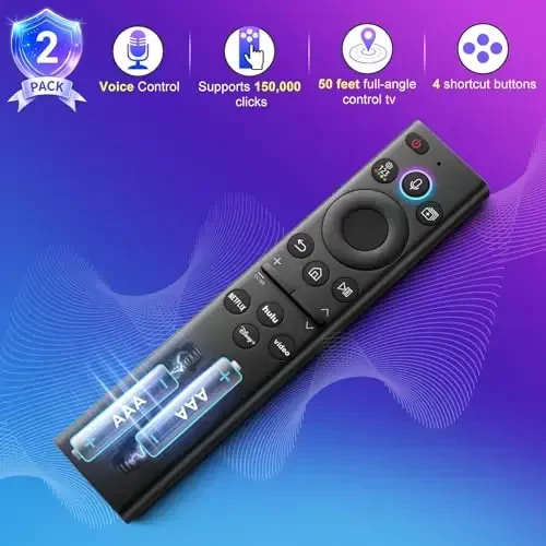 Replacement-Voice-for-Samsung-Smart-TV-Remote-Control-Universal BN59-01385A Compatible with Samsung Frame Curved QLED Crystal UHD TVs - 4