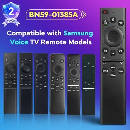 Replacement-Voice-for-Samsung-Smart-TV-Remote-Control-Universal BN59-01385A Compatible with Samsung Frame Curved QLED Crystal UHD TVs - 3