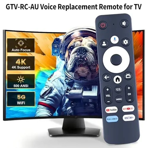Replacement Voice Remote Control for EKO Google TV GTV-RC-AU | Compatible models K320UGT K400UGT K550UGT | Simple to Set up, Full Function Replacement - RETROSUN (1)