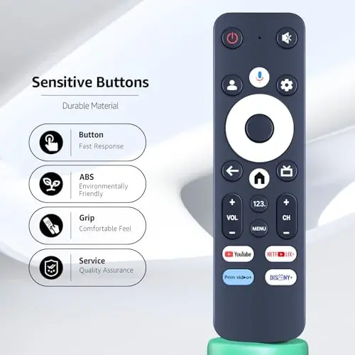 Replacement Voice Remote Control for EKO Google TV GTV-RC-AU | Compatible models K320UGT K400UGT K550UGT | Simple to Set up, Full Function Replacement - 4